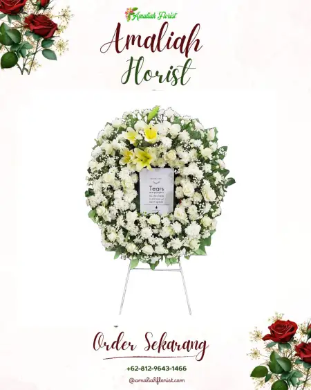 Krans Bunga Duka Kayen